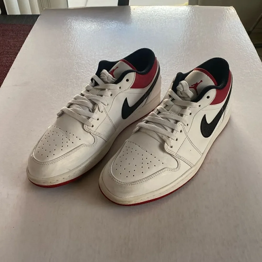 AIR JORDAN Men’s White Low Top Sneakers 553558-118 2020 Size 10US